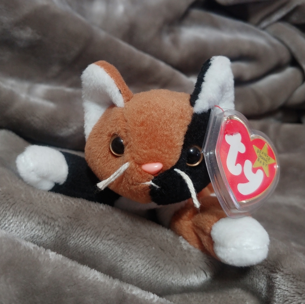 RARE TY "Chip" Beanie Baby, 1996 PVC & ERRORS